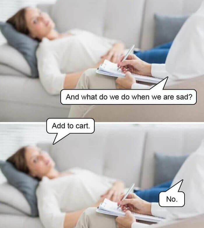 Shopping Isn't Always the Best Medicine