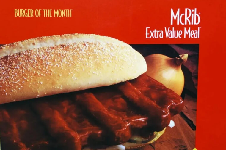 1982: McRib Sandwich
