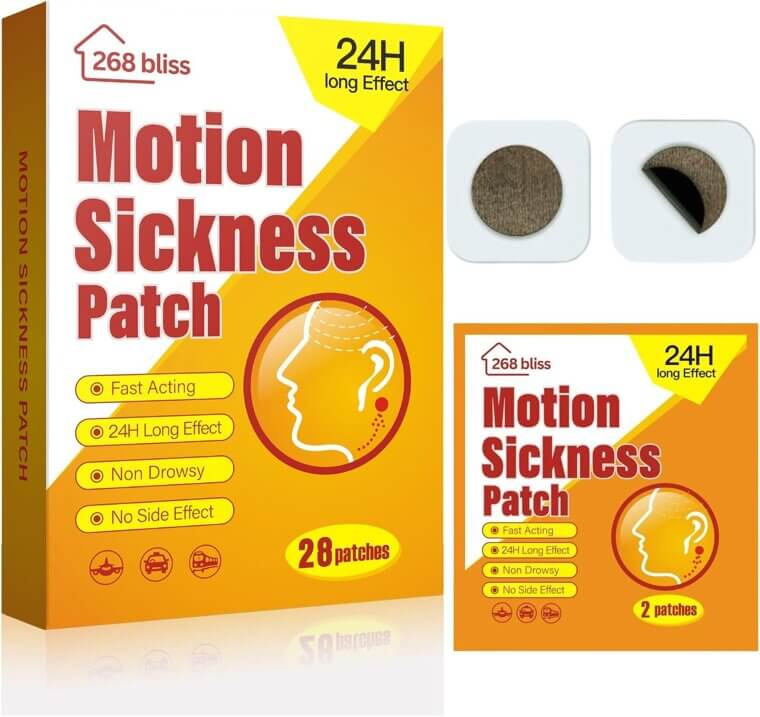 Motion Sickness Patches - Perfect for Travel Adventures 