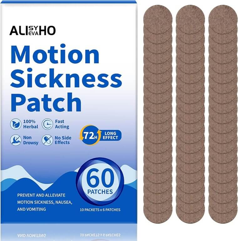 Motion Sickness Patches - Long-Lasting Comfort for Travel Adventures - Now 36% Off!