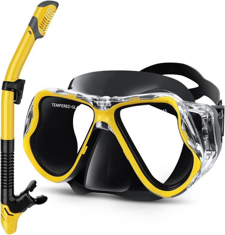 Greatever Snorkel Set - Enjoy Panoramic Views & Anti-Fog Design - 15% Off!