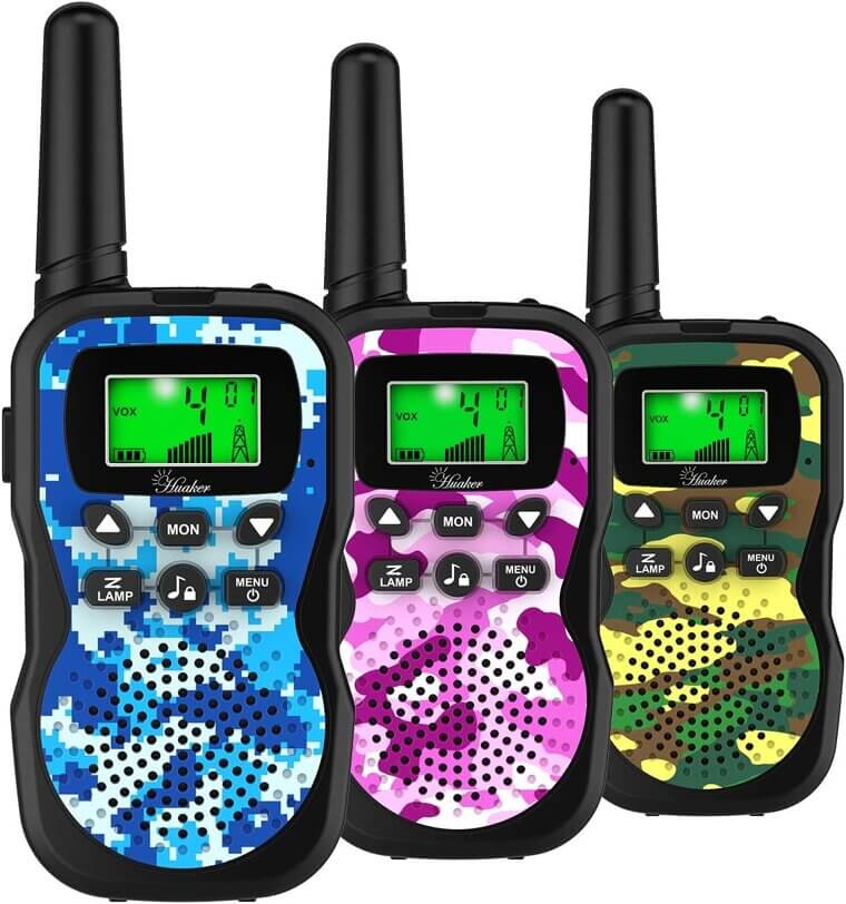 Kids Walkie Talkies: Fun 3-Pack with Flashlight & LCD! - Now 6% Off!