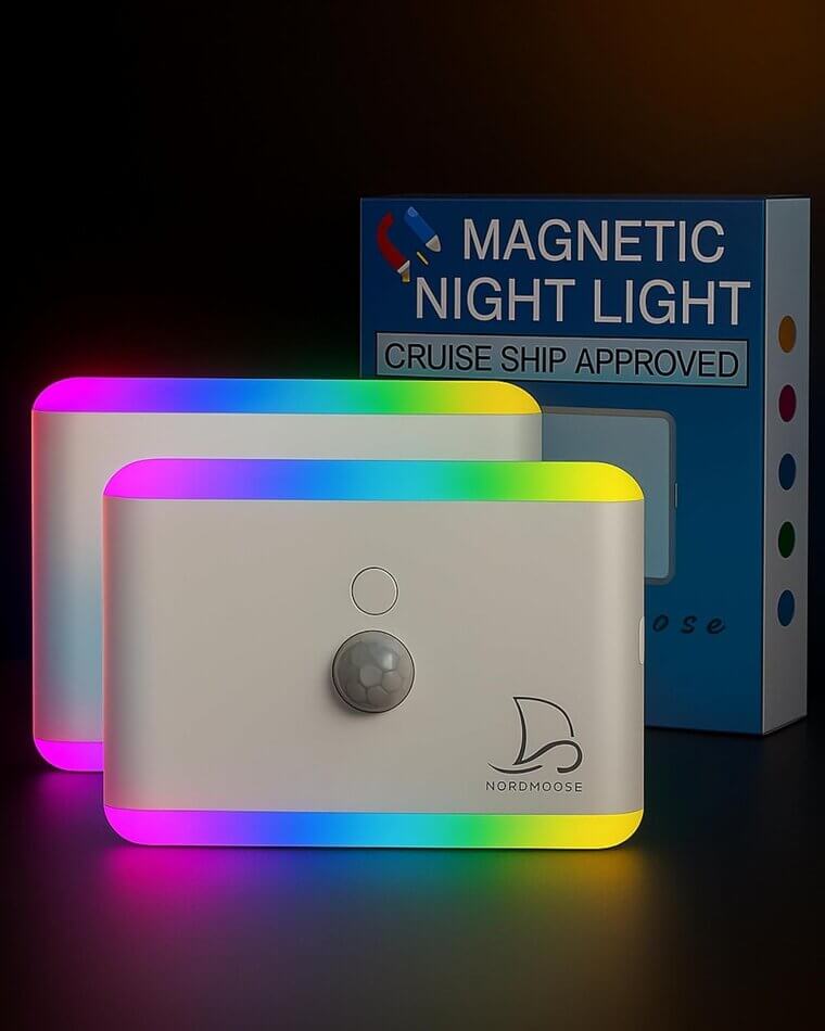 Magnetic Night Light - Fun, Colorful, Dimmable & Rechargeable - 14% Off!