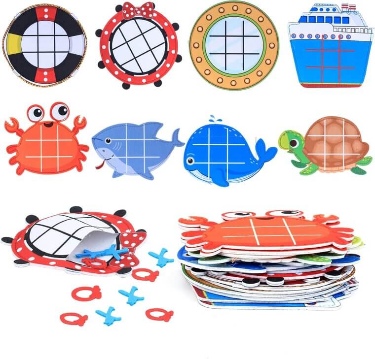 Tic Tac Toe Travel Game for Kids - Perfect Cruise Fun! - 32% Off!