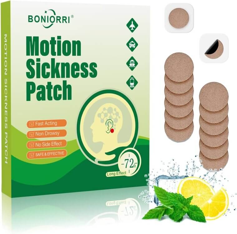 Motion Sickness Patches - Say Goodbye to Travel Woes! - Now 23% Off!