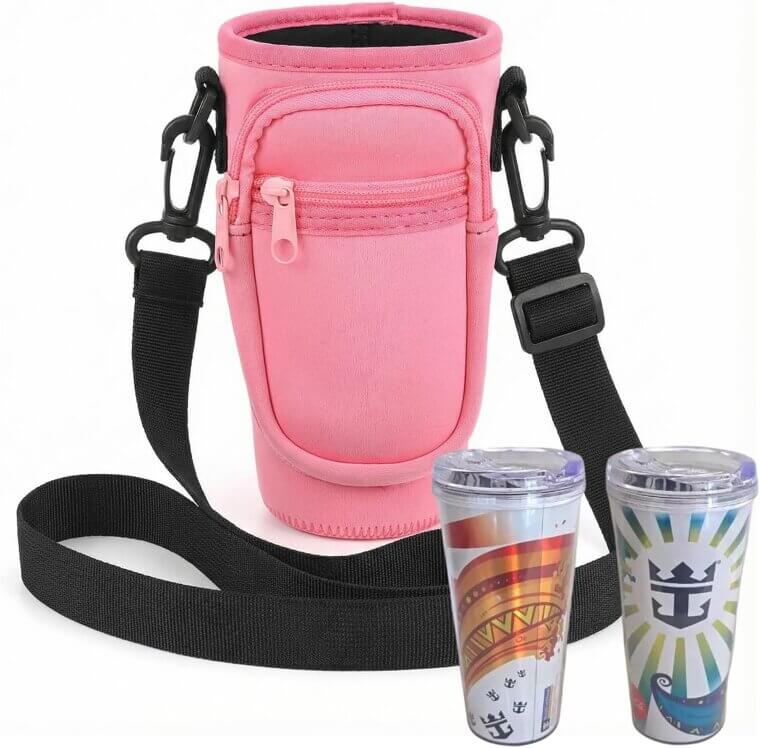 Cruise Cup Holder Sling - Hands-Free Convenience for Your Cruise Adventures - Enjoy 23% Off!
