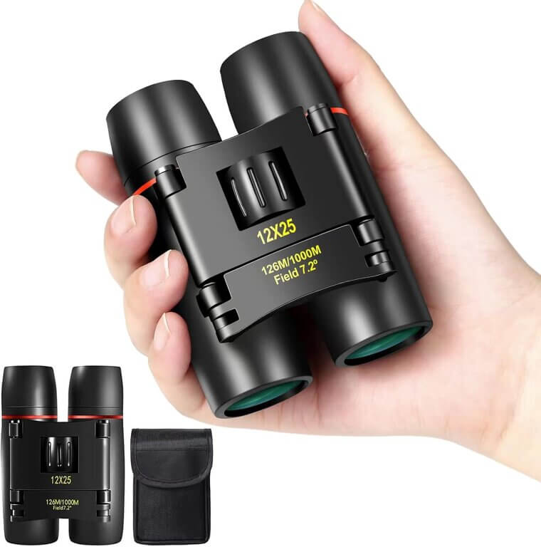 Mini Pocket Binoculars - Lightweight & Compact for Adventures - Now 20% Off!