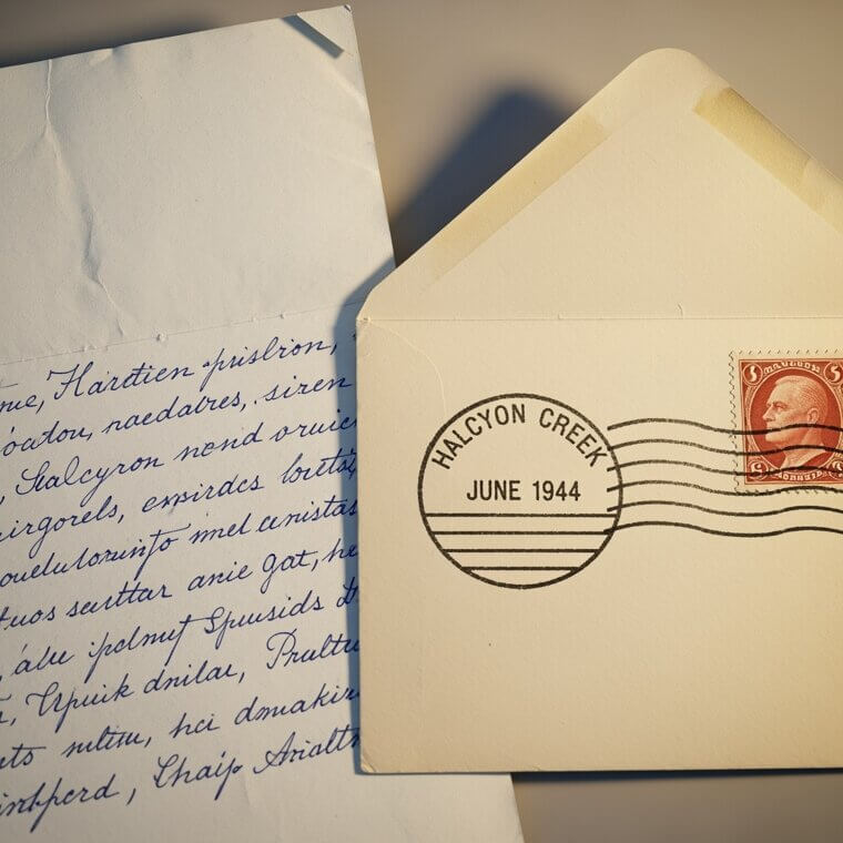 The Postmark From a Ghost Town