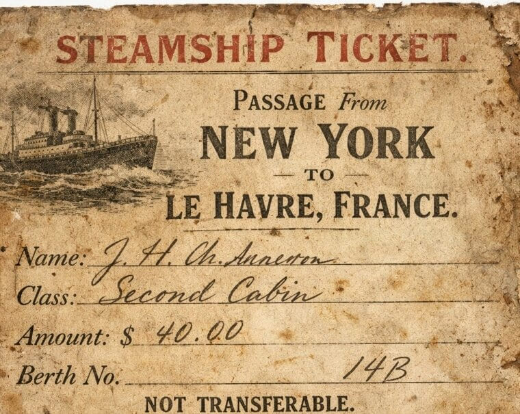 The Receipt for a One-Way Passage