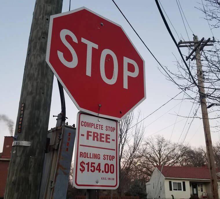 The Stop-Sign Scoocher