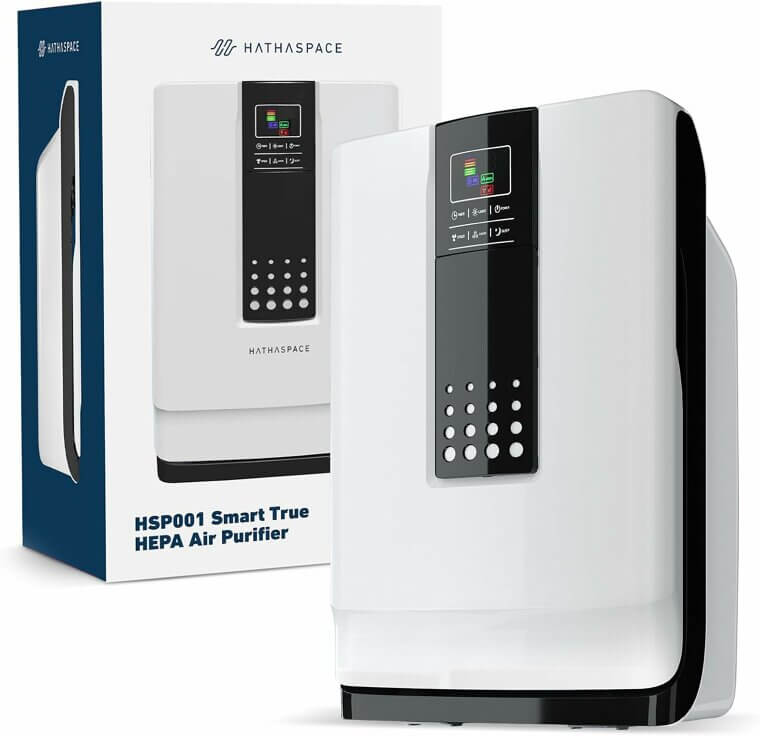 Breathe Easy With Hathaspace Air Purifier - True HEPA for Clean Air - 6% Off!