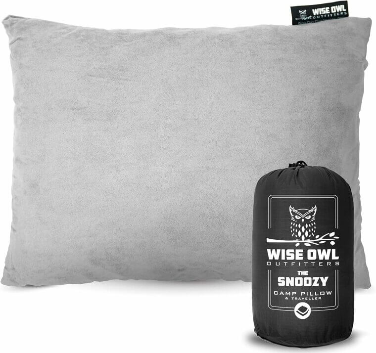 Wise Owl Memory Foam Pillow - Perfect for Travel & Camping - Now 32% Off! 