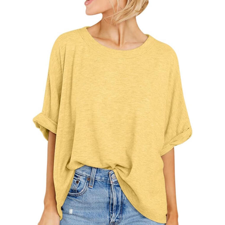 Stay Stylish With Oversized T-Shirt - Perfect Summer Loose Fit!
