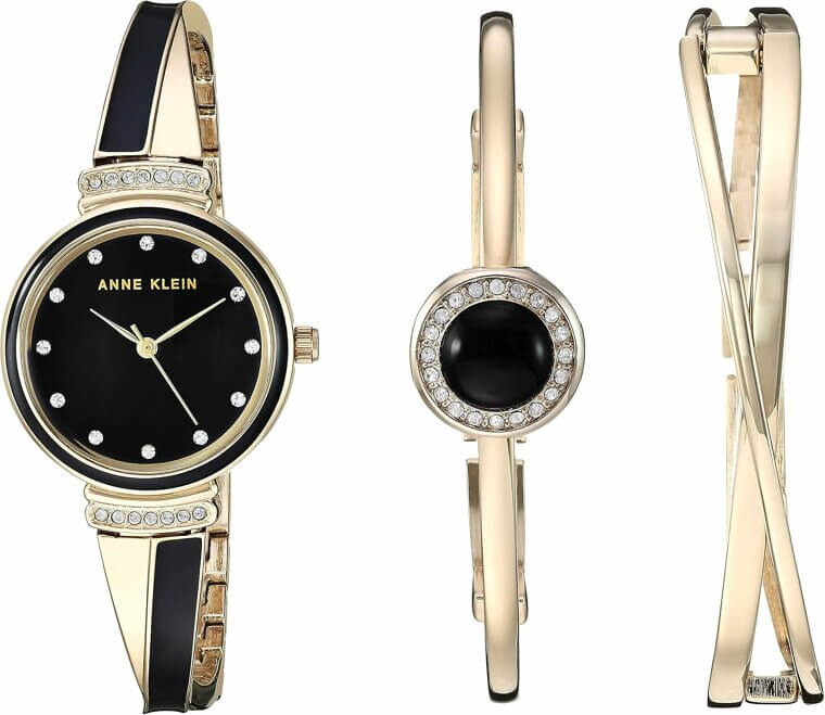 Anne Klein Crystal Watch Set - Elevate Your Style - 11% Off!