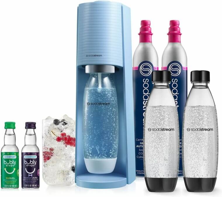 Transform Your Water With SodaStream Terra Sparkling Water Maker Bundle!