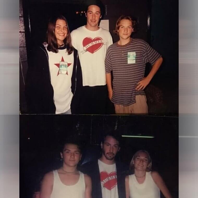 Deze twee ontmoetten Keanu Reeves twee keer in hetzelfde shirt