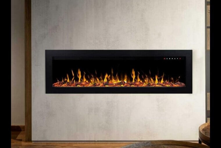 Wall-Mounted Faux Fireplaces