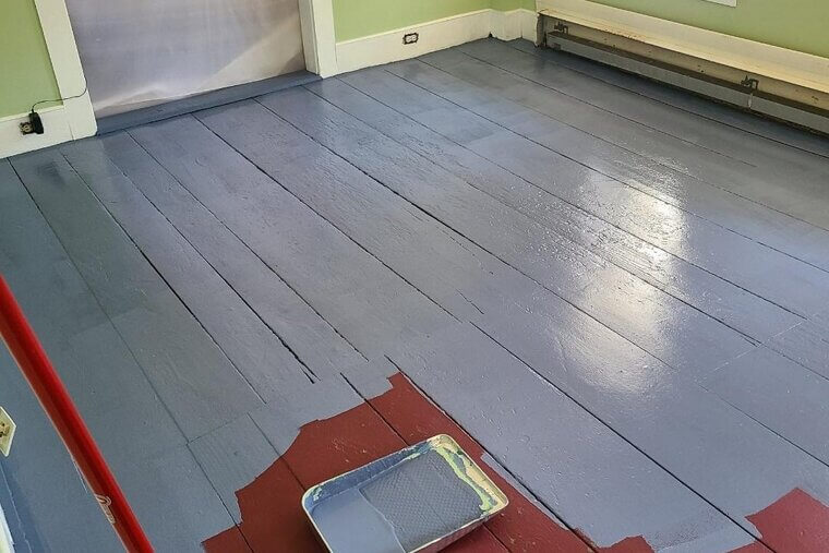 Painted Floorboards