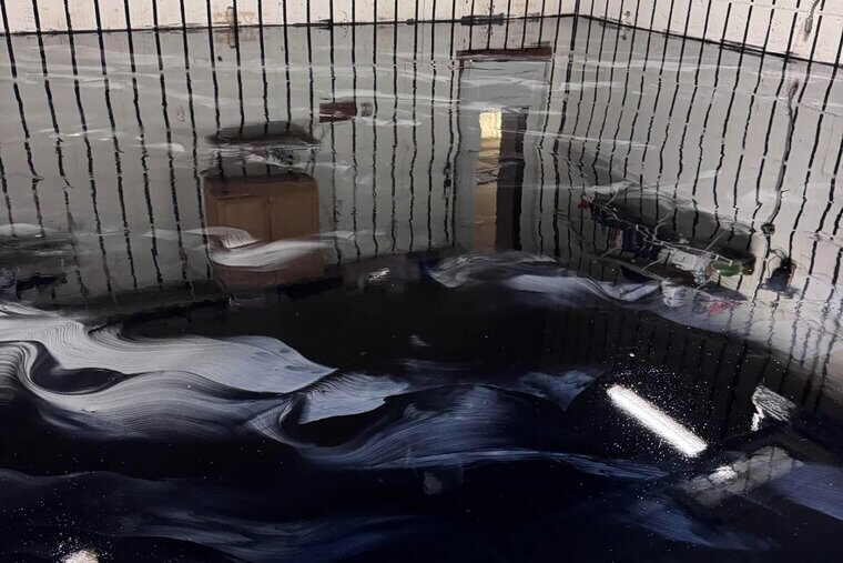 Epoxy-Coated Garage Floors