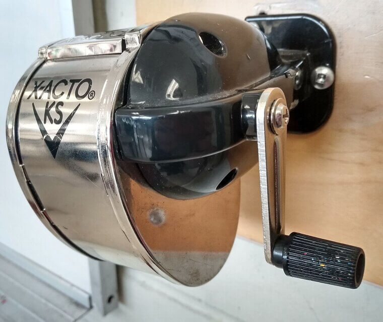 The Wall-Mounted Pencil Sharpener