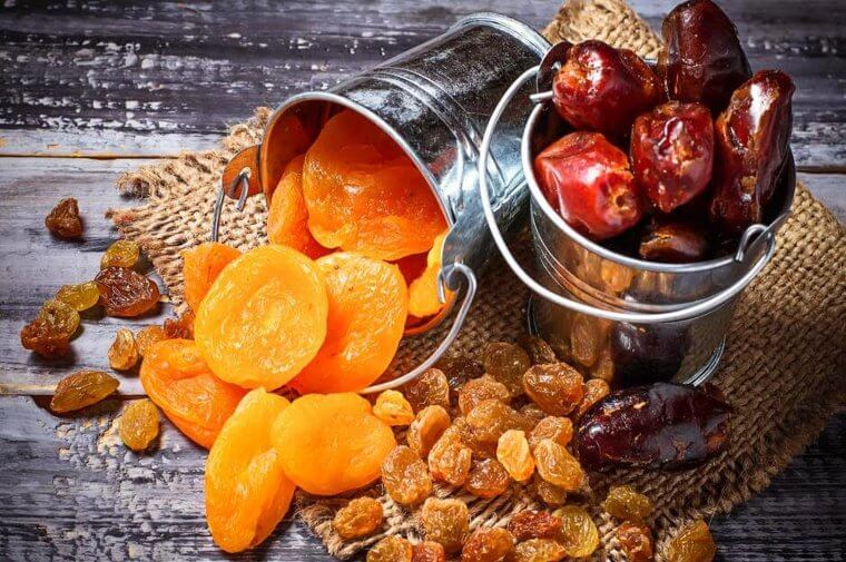 Вкусные сушеные фрукты