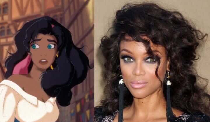 Esmerelda and Tyra Banks