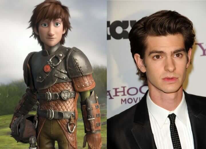 Hiccup Haddock and Andrew Garfield