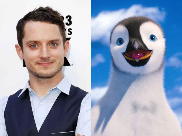 Mumble and Elijah Wood