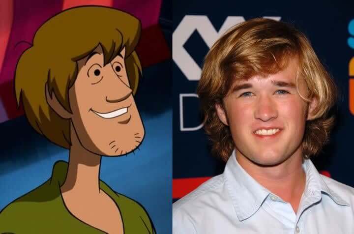 Shaggy Rogers and Haley Joel Osment