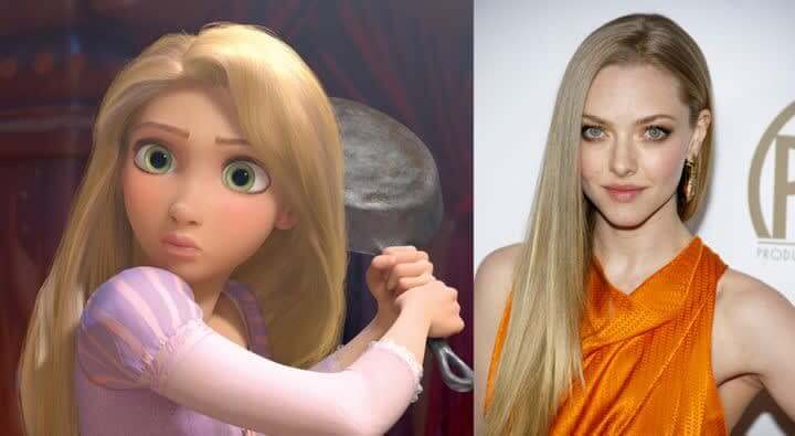 Rapunzel and Amanda Seyfried