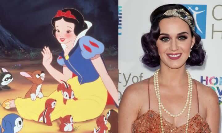 Snow White and Katy Perry