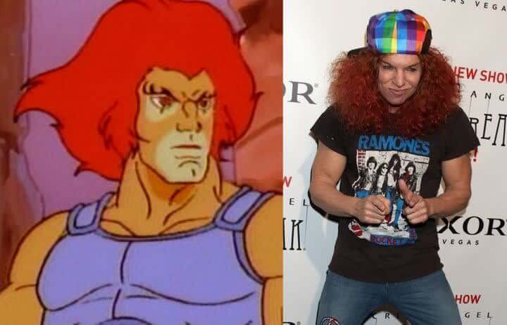 Lion-O and Carrot Top