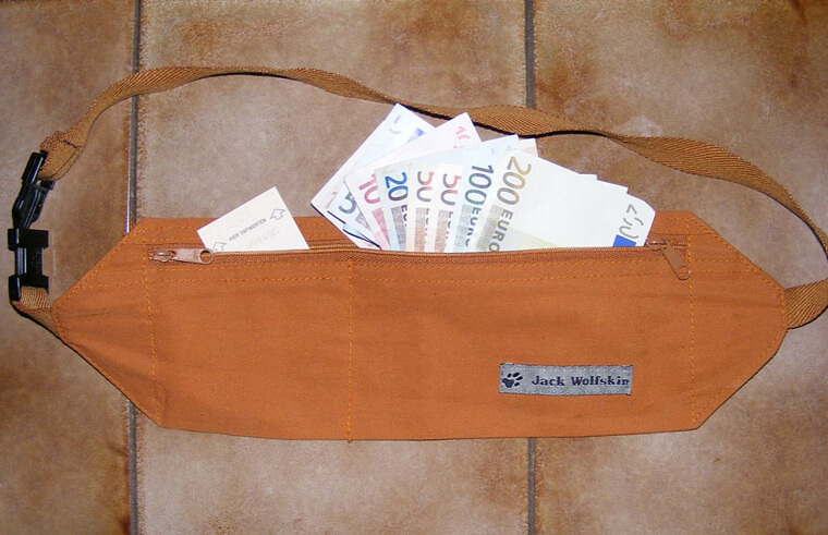 Wear a Money Belt or Hidden Pouch