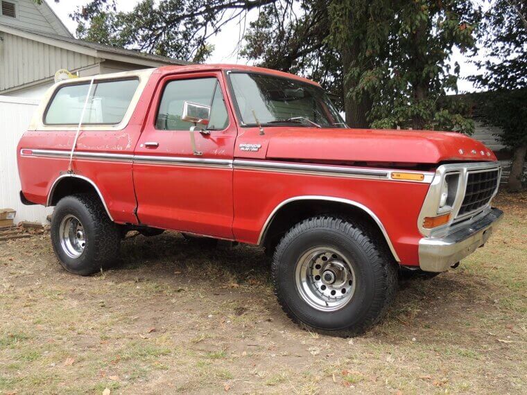​1978 Ford Bronco: $3,300