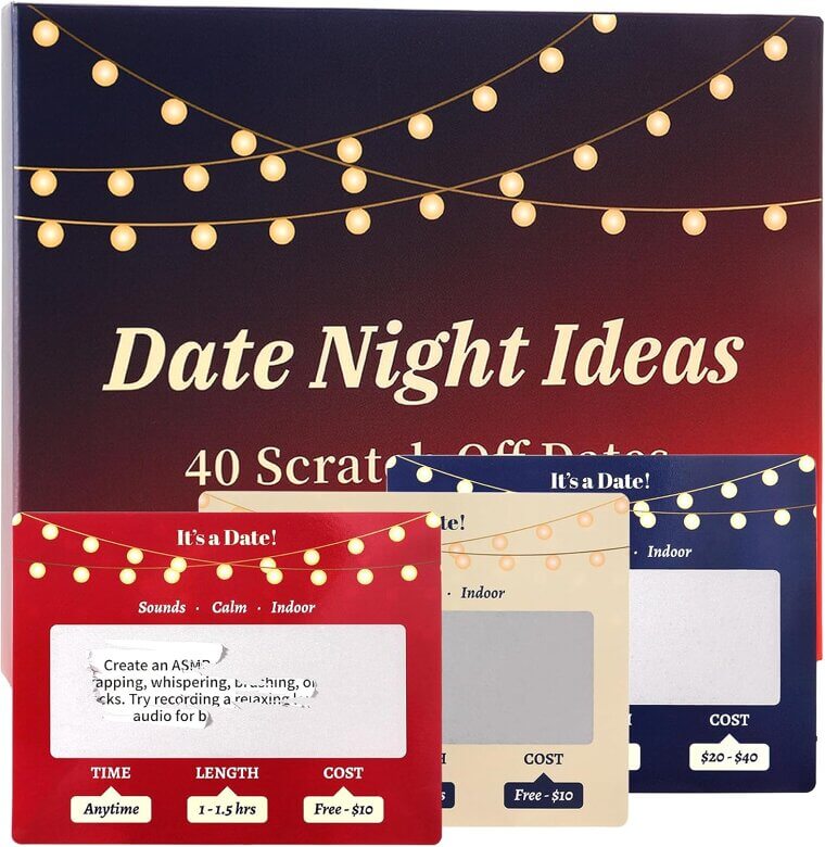 Romantic Date Cards for Fun Couples' Nights - 40 Ideas! - Now 30% Off!