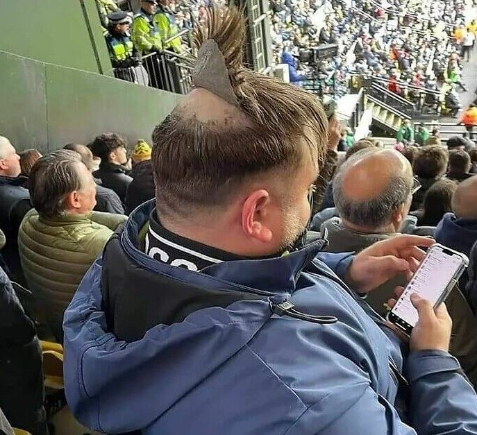 Who’s Gonna Tell This Guy He Needs Better Hair Glue?