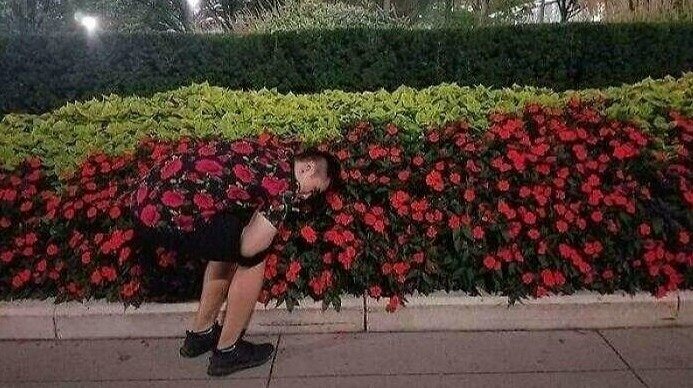 The Perfect Floral Camouflage