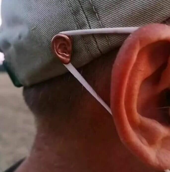 Here’s One Way To Keep Your Mask In Place