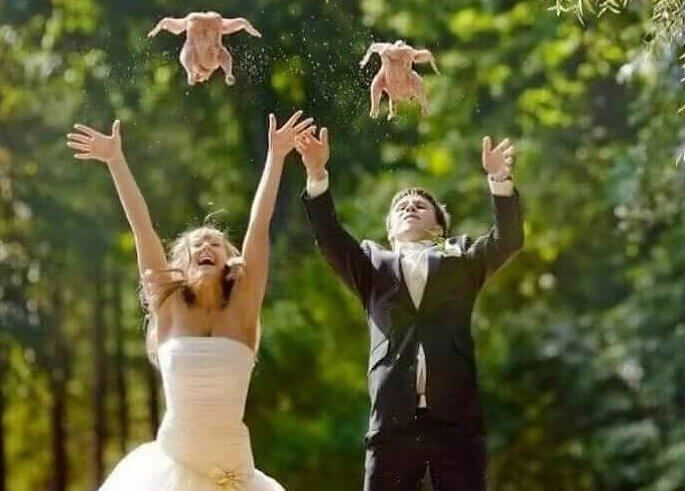 This Bride and Groom Said Bye, Bye to Boring Traditions