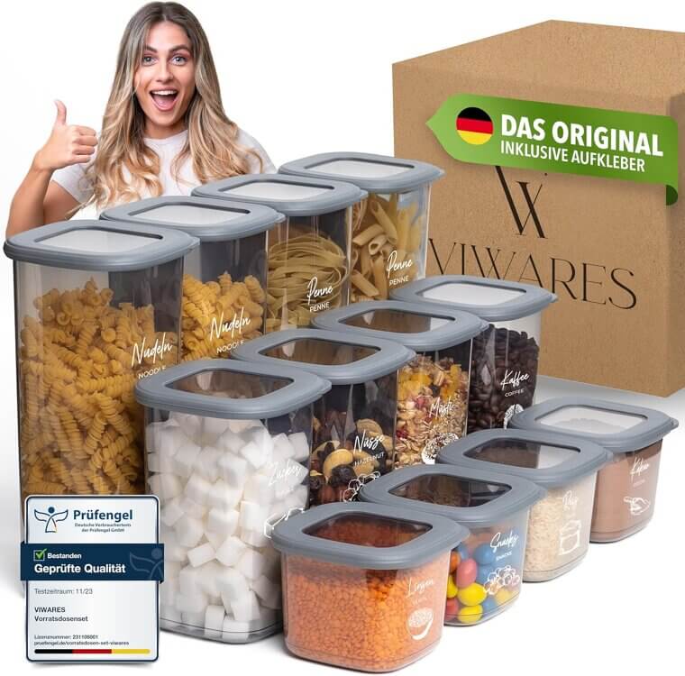 Vorratsdosen Set Für Perfekte Küchenorganisation