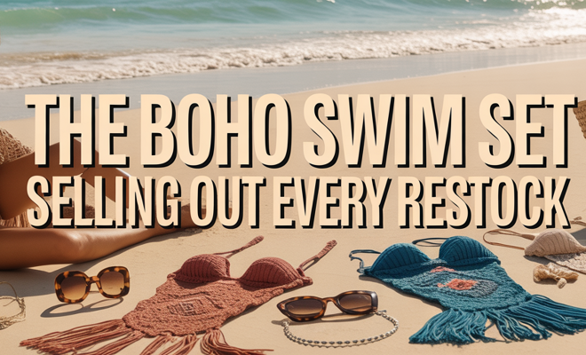 The Boho Swim Set Selling Out Every Restock