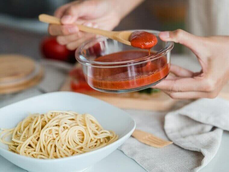 Separate Pasta & Sauce