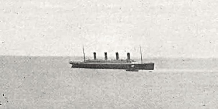 The Last Photo of the Titanic