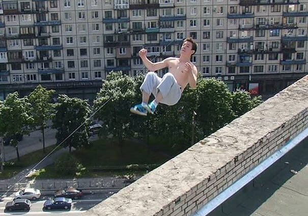 It Was His Last Parkour Trick