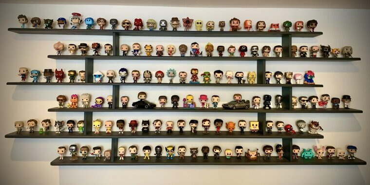 Shelves Full Of Funko Pops