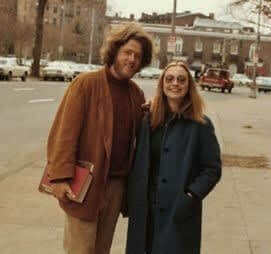Bill and Hillary Clinton Heading to Their Cult Initiation Ritual c. 1971
