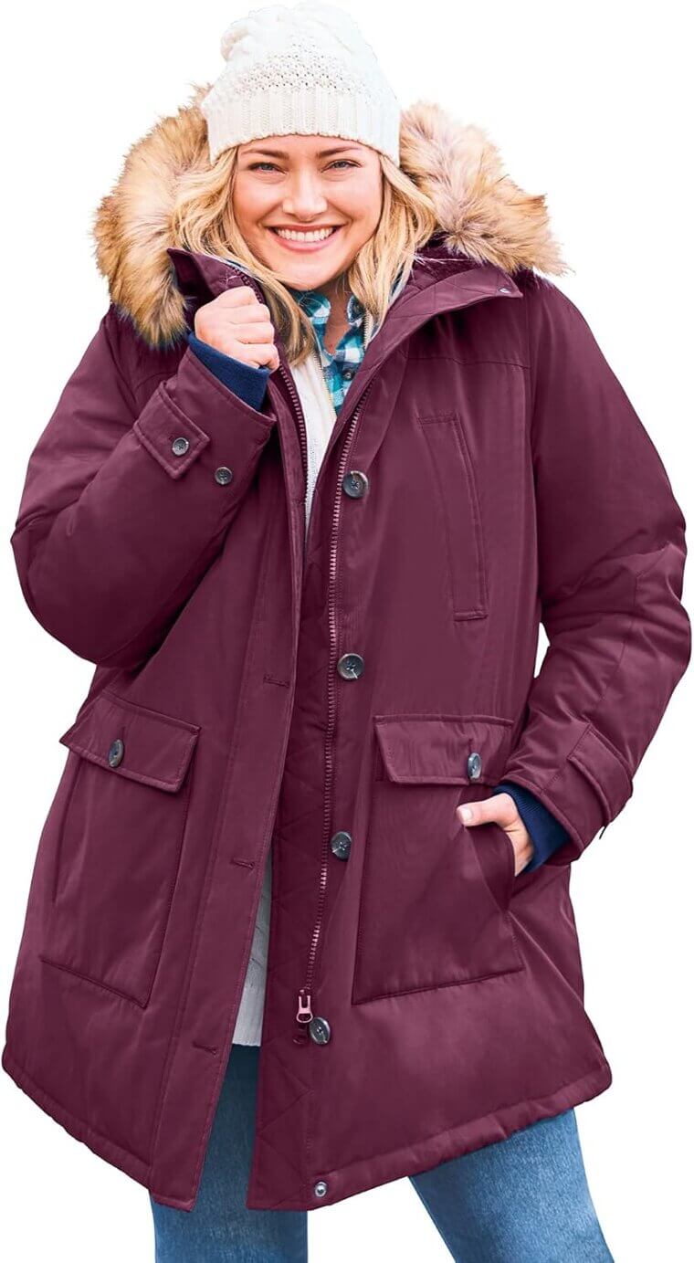 Plus Size Arctic Parka - Ultimate Warmth & Style 