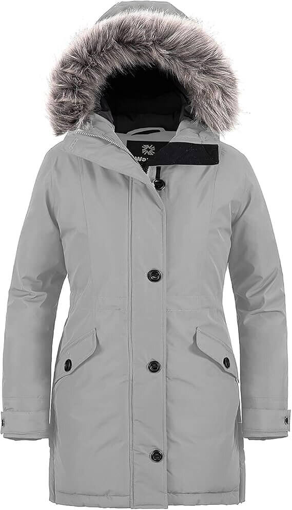 Wantdo Women's Parka - Stylish, Warm & Waterproof for All Adventures - Now 31% Off!