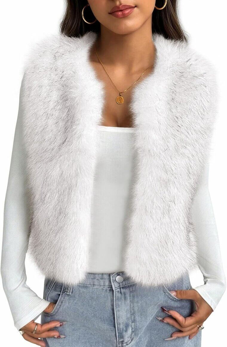BTFBM Faux Fur Vest - Cozy Style for Fall & Winter 
