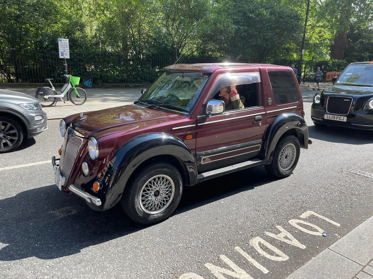 1997 Mitsubishi Pajero Junior Flying Pug